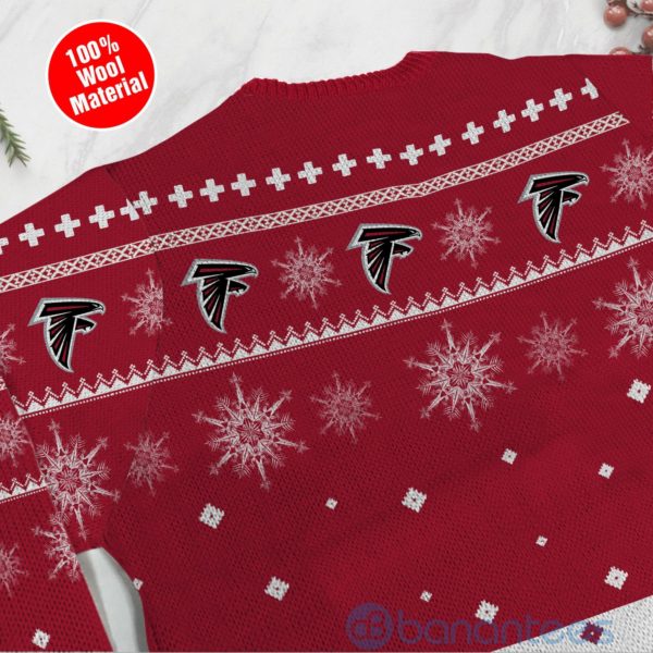 Atlanta Falcons Funny Charlie Brown Peanuts Snoopy Ugly Christmas 3D Sweater Product Photo