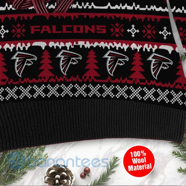 Atlanta Falcons Jack Skellington Halloween Ugly Christmas 3D Sweater Product Photo