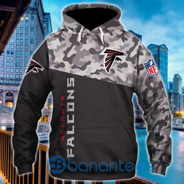 Atlanta Falcons Military 3D Hoodie Full Printed Shirt For Fans Product Photo