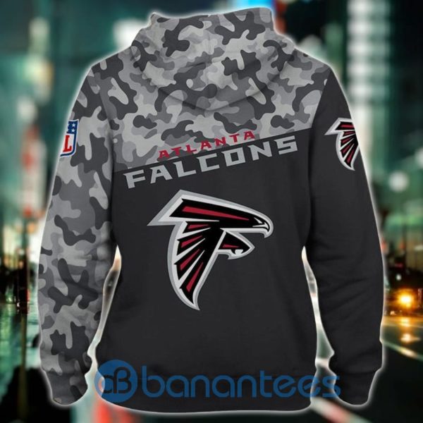 Atlanta Falcons Military 3D Hoodie Full Printed Shirt For Fans Product Photo