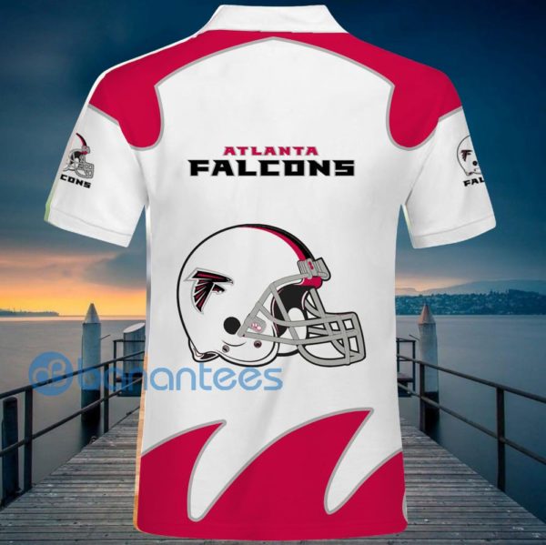 Atlanta Falcons White Polo Shirt For Men Product Photo