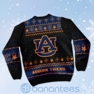 Auburn Tigers Snoopy Dabbing Ugly Christmas 3D Sweater Product Photo