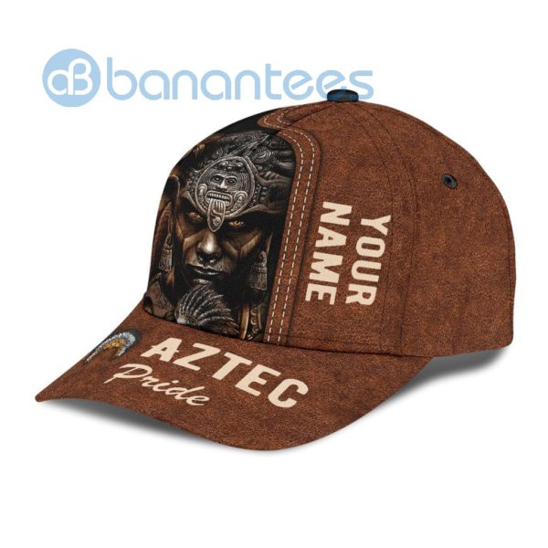Aztec Warior Mexican Personalized Name All Over Printed 3D Cap Product Photo