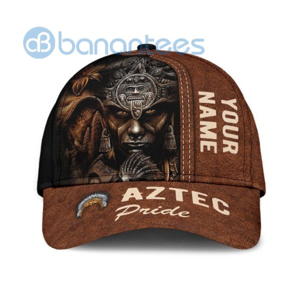 Aztec Warior Mexican Personalized Name All Over Printed 3D Cap Product Photo
