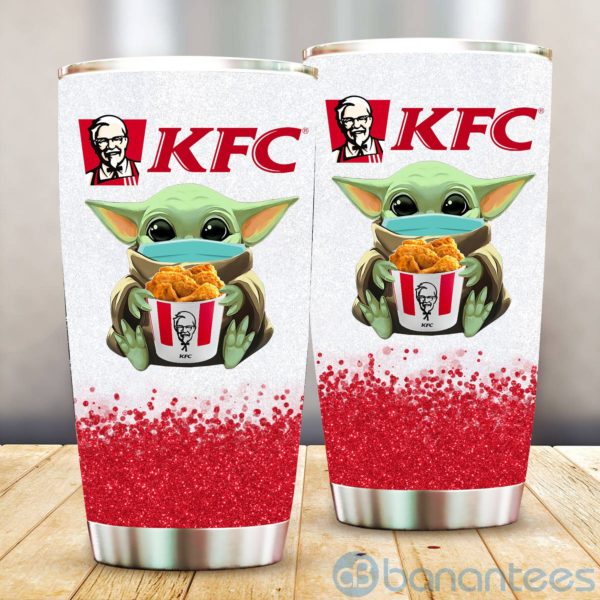 Baby Yoda Hug KFC Tumbler Product Photo