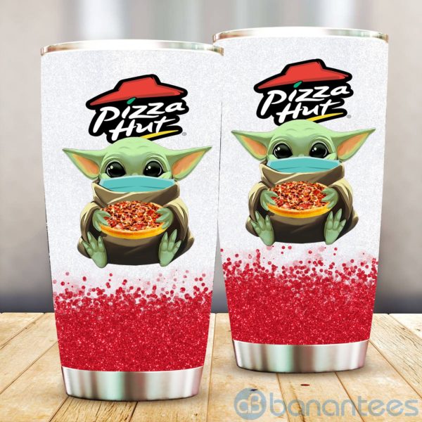 Baby Yoda Hug Pizza Pizza Hut Tumbler Product Photo