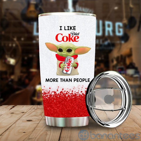 Baby Yoda I Like Diet Coke Tumbler Product Photo