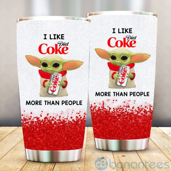 Baby Yoda I Like Diet Coke Tumbler Product Photo