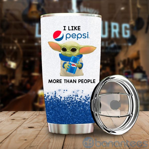 Baby Yoda I Like Pepsi More Than People Tumbler Product Photo
