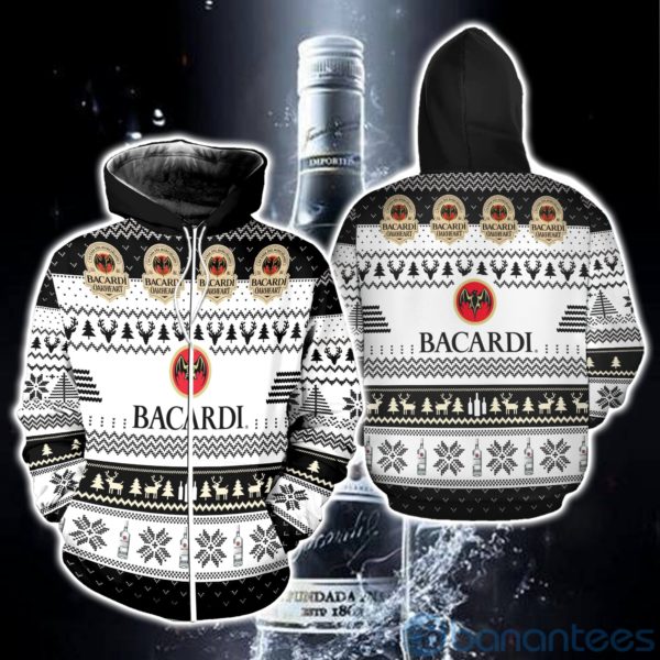 Bacardi Wine Ugly Christmas All Over Printed 3D Shirt Product Photo