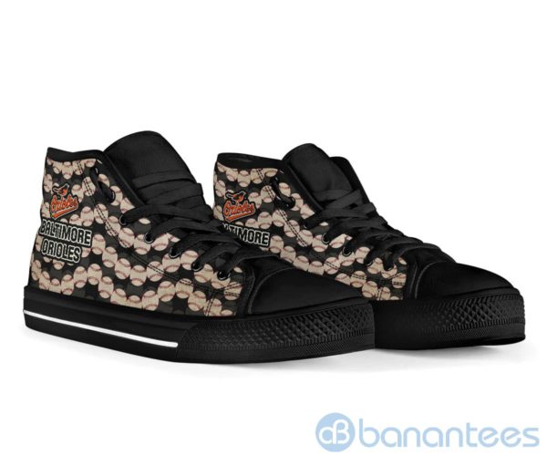 Ball Types Baltimore Orioles High Top Shoes Product Photo