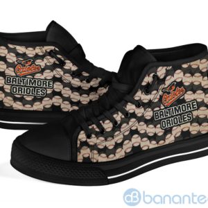 Ball Types Baltimore Orioles High Top Shoes Product Photo