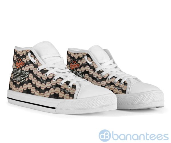 Ball Types Baltimore Orioles High Top Shoes Product Photo