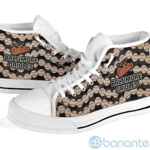 Ball Types Baltimore Orioles High Top Shoes Product Photo
