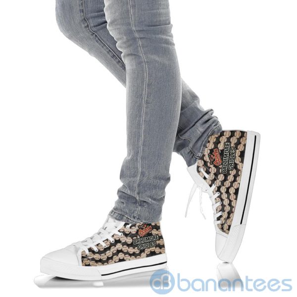Ball Types Baltimore Orioles High Top Shoes Product Photo