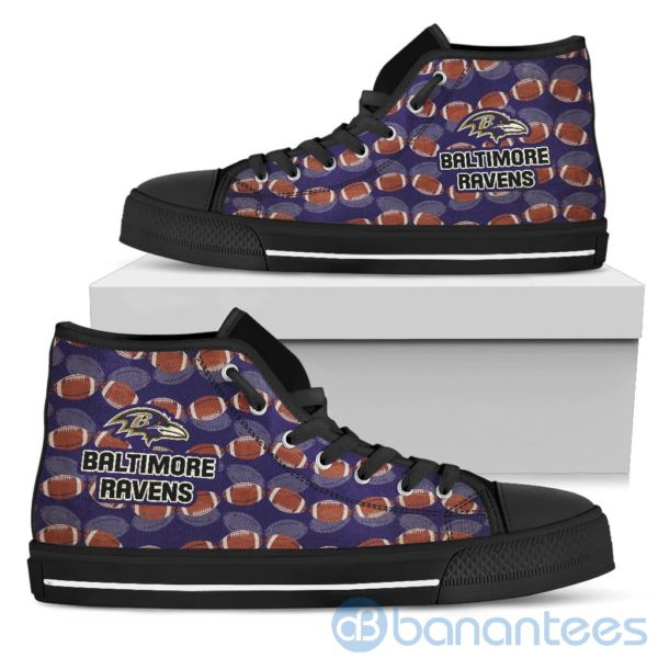 Ball Types Baltimore Ravens High Top Shoes Product Photo