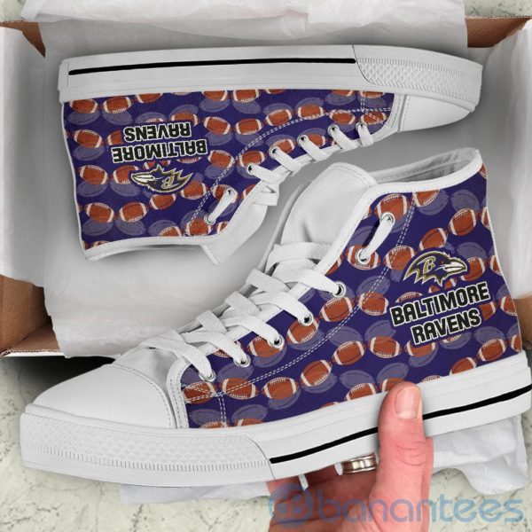 Ball Types Baltimore Ravens High Top Shoes Product Photo