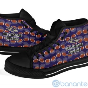 Ball Types Baltimore Ravens High Top Shoes Product Photo