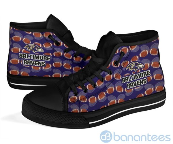 Ball Types Baltimore Ravens High Top Shoes Product Photo