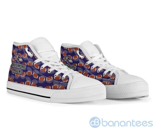 Ball Types Baltimore Ravens High Top Shoes Product Photo