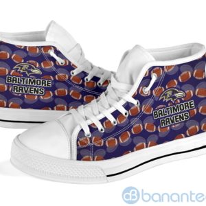 Ball Types Baltimore Ravens High Top Shoes Product Photo
