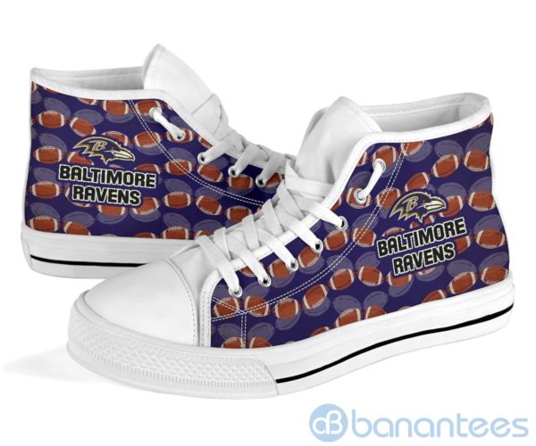 Ball Types Baltimore Ravens High Top Shoes Product Photo
