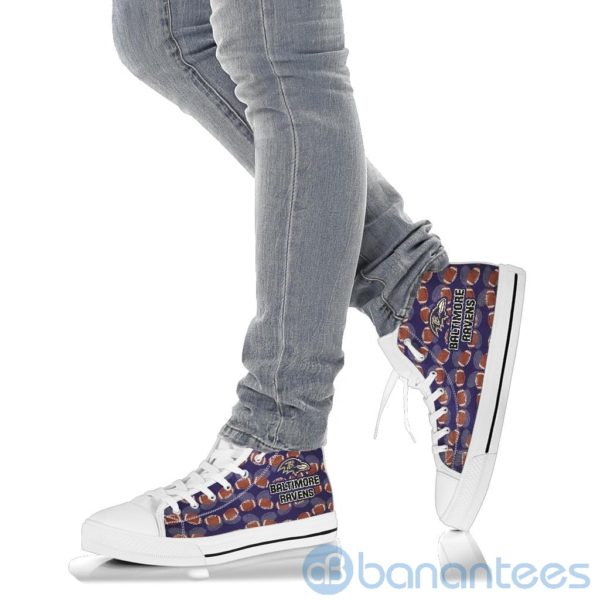 Ball Types Baltimore Ravens High Top Shoes Product Photo
