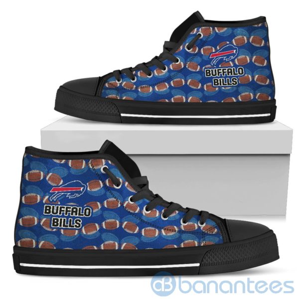 Ball Types Buffalo Bills High Top Shoes Product Photo