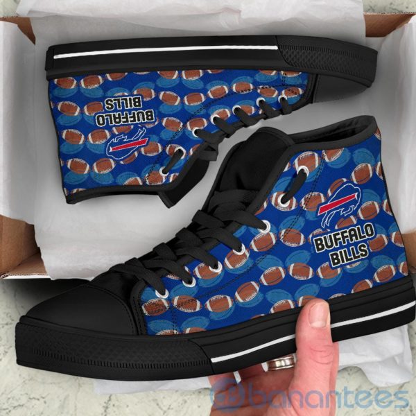 Ball Types Buffalo Bills High Top Shoes Product Photo
