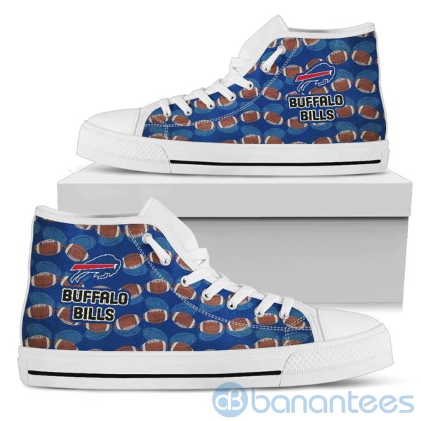 Ball Types Buffalo Bills High Top Shoes Product Photo