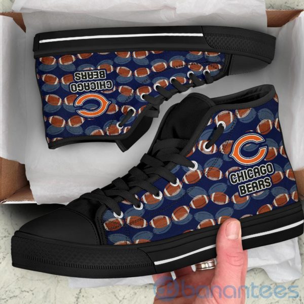 Ball Types Chicago Bears High Top Shoes Product Photo
