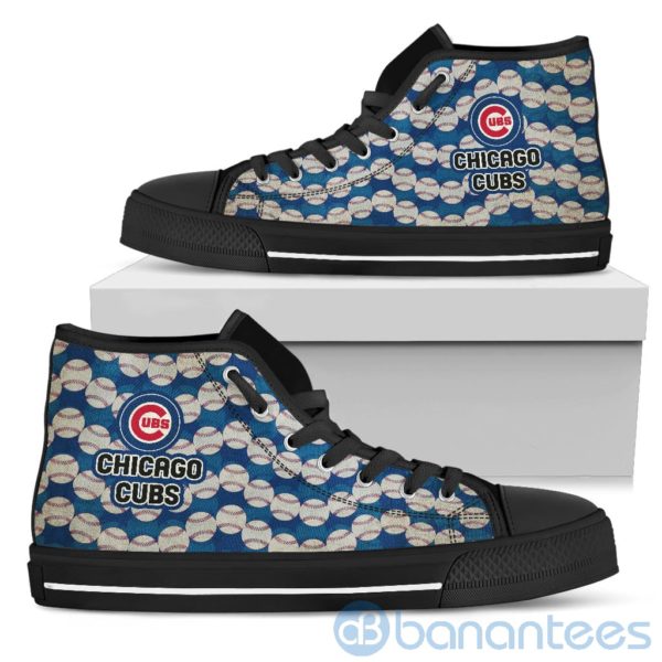 Ball Types Chicago Cubs High Top Shoes Product Photo