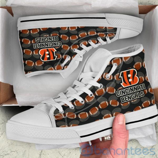 Ball Types Cincinnati Bengals High Top Shoes Product Photo