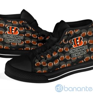 Ball Types Cincinnati Bengals High Top Shoes Product Photo