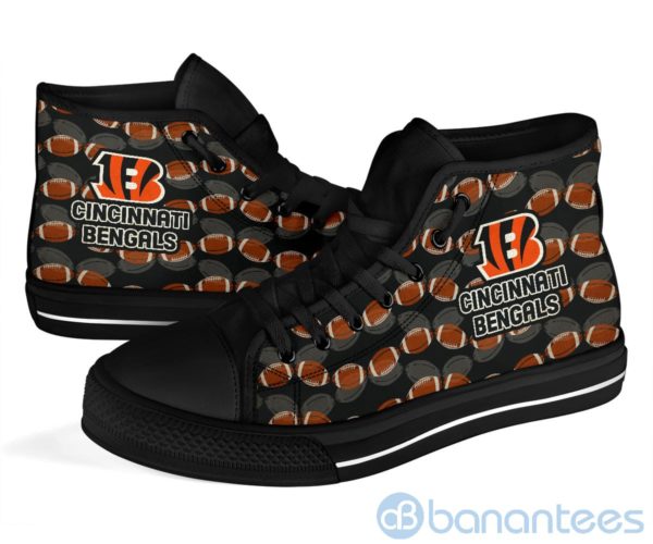 Ball Types Cincinnati Bengals High Top Shoes Product Photo