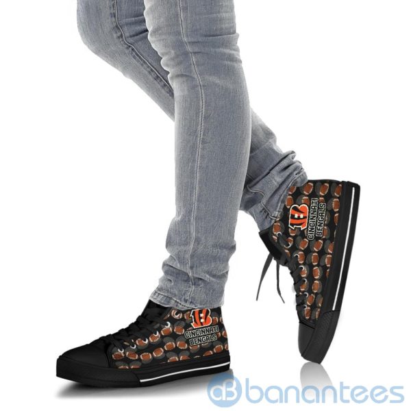 Ball Types Cincinnati Bengals High Top Shoes Product Photo