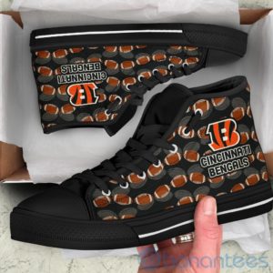 Ball Types Cincinnati Bengals High Top Shoes Product Photo