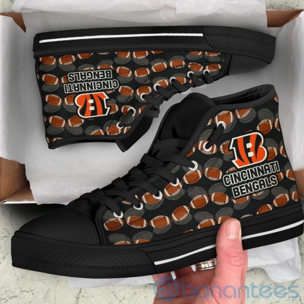 Ball Types Cincinnati Bengals High Top Shoes Product Photo