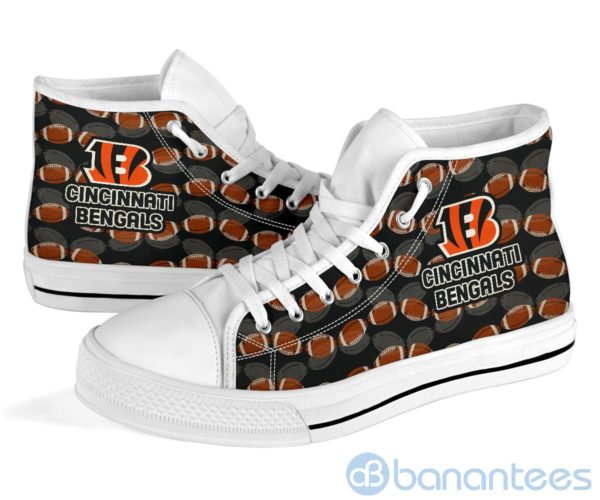 Ball Types Cincinnati Bengals High Top Shoes Product Photo