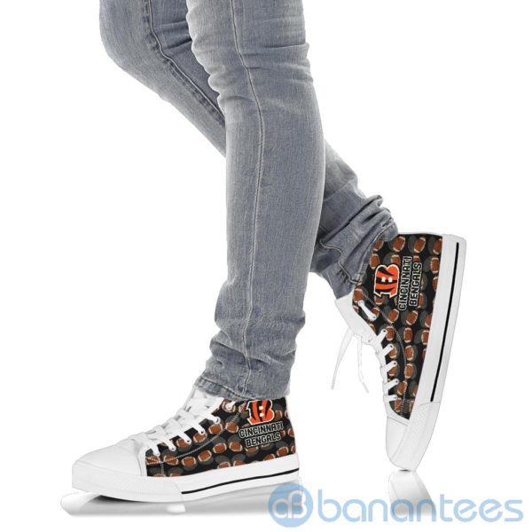 Ball Types Cincinnati Bengals High Top Shoes Product Photo