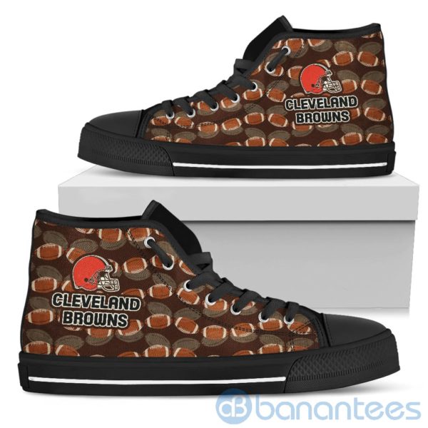 Ball Types Cleveland Browns High Top Shoes Product Photo