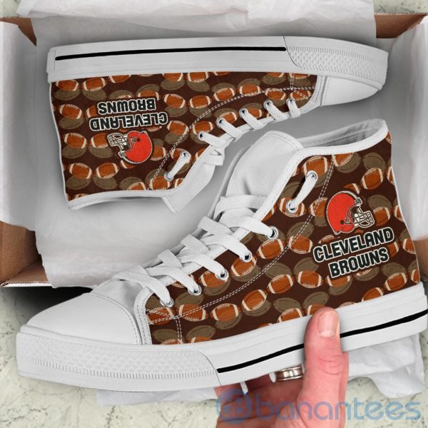 Ball Types Cleveland Browns High Top Shoes Product Photo