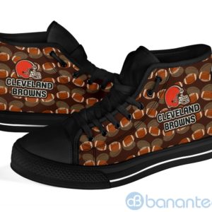 Ball Types Cleveland Browns High Top Shoes Product Photo