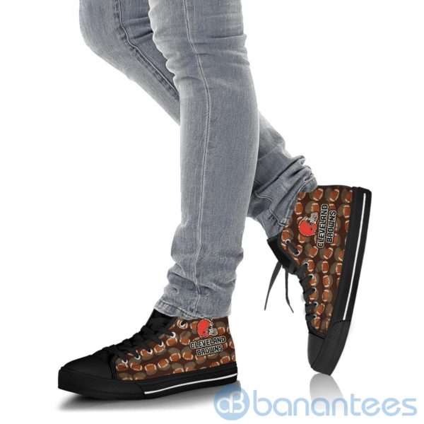 Ball Types Cleveland Browns High Top Shoes Product Photo