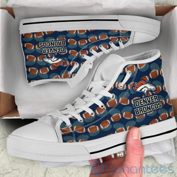 Ball Types Denver Broncos High Top Shoes Product Photo