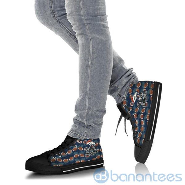 Ball Types Denver Broncos High Top Shoes Product Photo