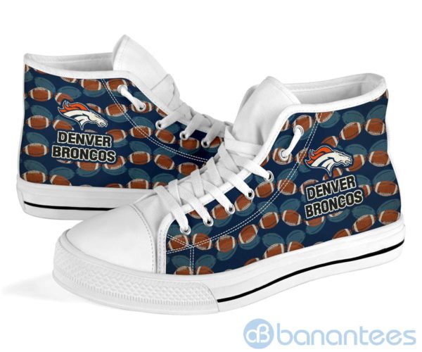 Ball Types Denver Broncos High Top Shoes Product Photo
