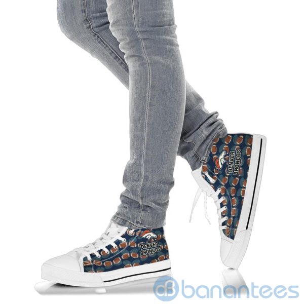 Ball Types Denver Broncos High Top Shoes Product Photo