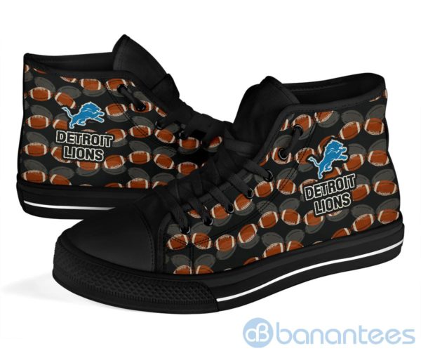 Ball Types Detroit Lions High Top Shoes Product Photo