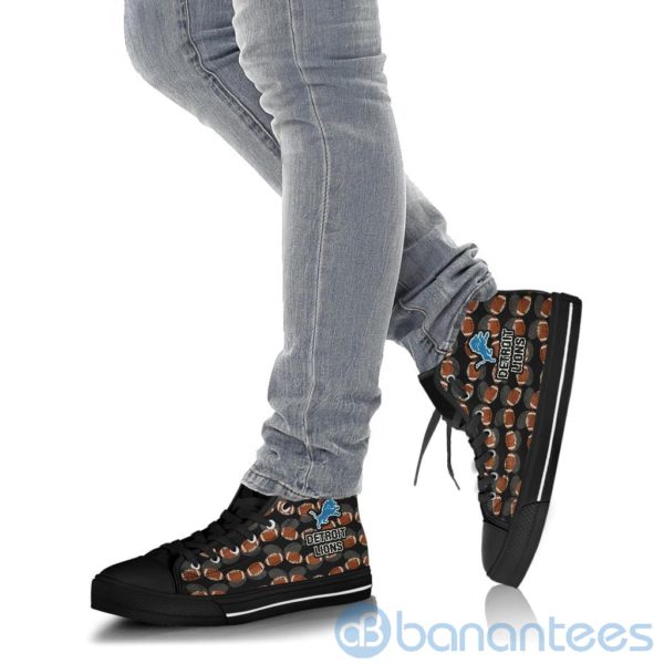 Ball Types Detroit Lions High Top Shoes Product Photo